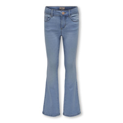 Only Kogroyal life reg flared p blue denim