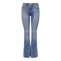 Only Onlblush life mid flared dnm tai467 blue denim