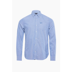 Superdry Organic cotton long sleeve oxfort shirt licht