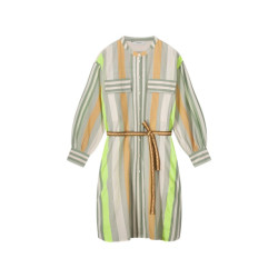 Summum Tunic blouse stripe fluo dessin