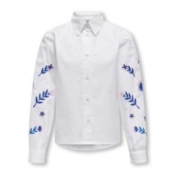 Only Kogzora lise ls emb. shirt wvn off-white