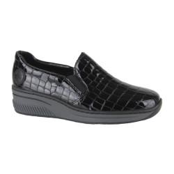 Rieker 48752-00 dames instappers sportief