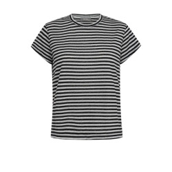 Mos Mosh 165330 817 mosmosh mmnan o-ss stripe tee micro chip