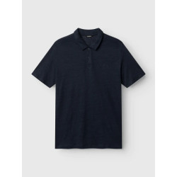 Gabba Duke linen polo ss 10806 night sky
