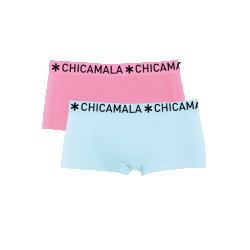 Muchachomalo Meisjes 2-pack boxershorts effen