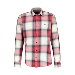 Lerros Heren overhemd 24810481 325 light garnet red
