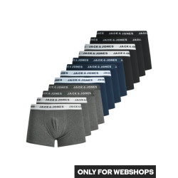 Jack & Jones Heren boxershorts jacsolid 12-pack