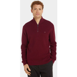 Tommy Hilfiger Pullover structure zip mock mw0mw36527/vlp