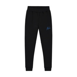 Malelions Sweat broek signature gestreept / kobalt blauw