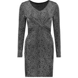 Only Onlqueen ls v-neck glitter dress j zilverkleurig