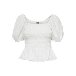 Only Onlcarla ss smock top wvn -