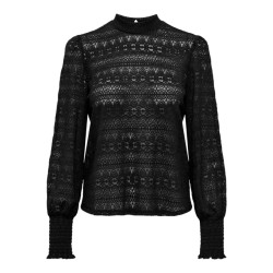 Only Onllinnea ls lace high neck top jr -