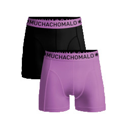 Muchachomalo Jongens 2-pack boxershorts effen