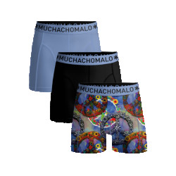 Muchachomalo Heren 3-pack boxershorts print/effen