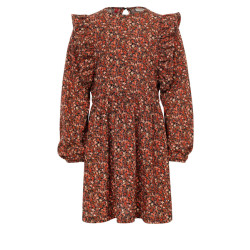 Looxs Revolution Meisjes jurk crinkel mini wild bloemen