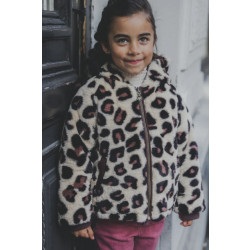 Looxs Revolution Reversibel winterjas big leopard voor meisjes in de kleur