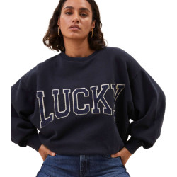 By-Bar Amsterdam Bibi patchwork sweater midnight