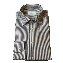 Eton Striped signature twill shirt lange mouw overhemden 100012616