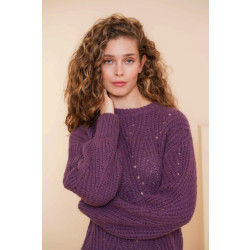 Geisha 44580-70 330 pullover ajour mauve