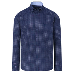 Campbell Classic casual overhemd met lange mouwen