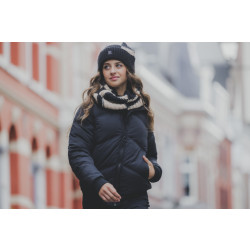 Looxs Revolution Gebreide beanie block /zand voor meisjes in de kleur
