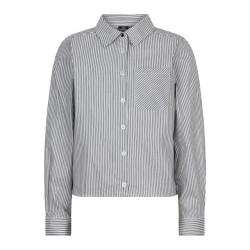 Indian Blue Meisjes shirt ls cropped streep lily