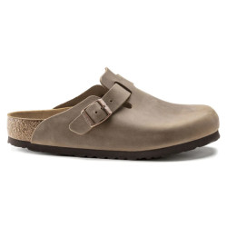 Birkenstock Boston vetleer tabacco normaal voetbal