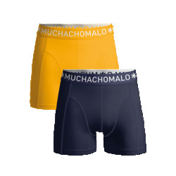 Muchachomalo Jongens 2-pack boxershorts effen