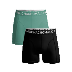 Muchachomalo Jongens 2-pack boxershorts effen