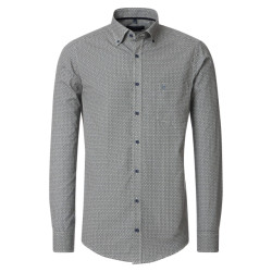 Casamoda Heren overhemd 444304300 300 green milieu