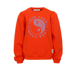 Looxs Revolution Meisjes sweater fluo