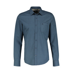 Lerros Heren overhemd 24810421 485 classic navy
