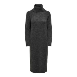 Only Onlbrandie ls rollneck dress knt n antraciet