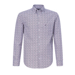 Campbell Classic casual overhemd met lange mouwen