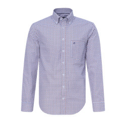 Campbell Classic casual overhemd met lange mouwen