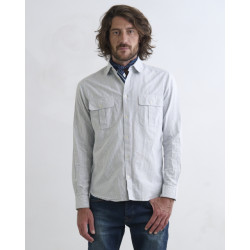 J.C. Rags Ruster casual overhemd met lange mouwen