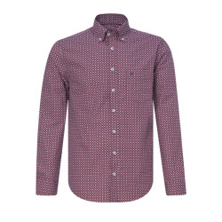 Campbell Classic casual overhemd met lange mouwen