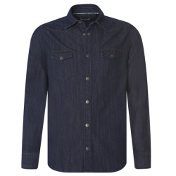 J.C. Rags Rufus casual overhemd met lange mouwen
