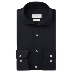 Profuomo Japanese knitted overhemd met lange mouwen