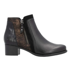 Remonte Kort laarsje r5172-04 black combi 1026