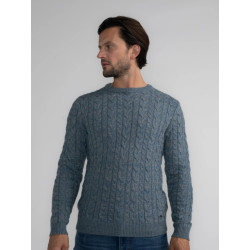 Petrol Industries Heren trui m-3040-kwr265 5183 light shadow