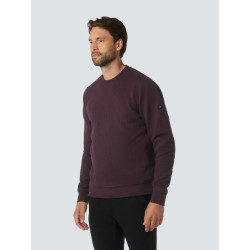 No Excess Heren sweater 25100908 083 aubergine