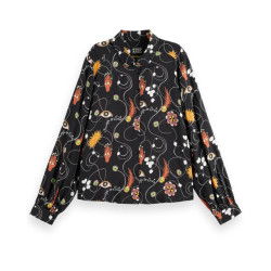 Scotch & Soda Blouse lange mouw 179268