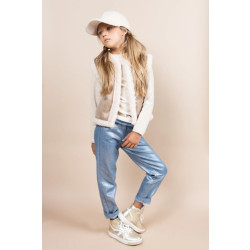 MAYCE Meisjes jeans broek boyfriend fit licht denim