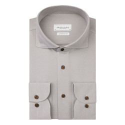 Profuomo Japanese knitted overhemd met lange mouwen