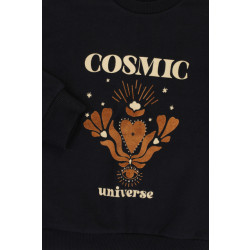 Looxs Revolution Sweater black cosmic universe voor meisjes in de kleur