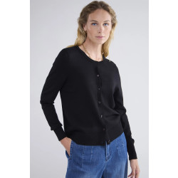 Summum Bordeaux-7980 short cardigan