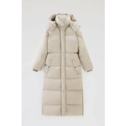 Woolrich Women aurora long parka milky cream