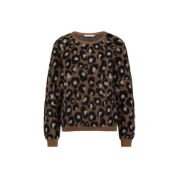 Studio Anneloes Nino mohair leopard pullover dessin