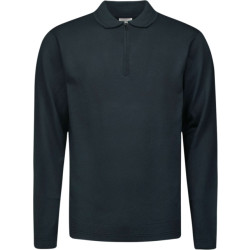 No Excess Pullover polo half zip night